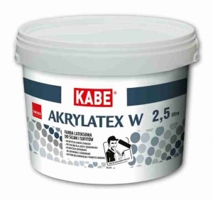 AKRYLATEX W - Farba lateksowa do ścian i sufitów - FARBY KABE