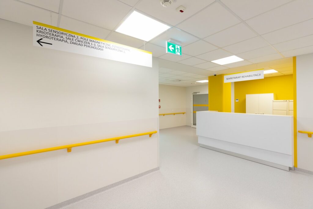 przykłady zastosowania farby ceramicznej Profilatex - szpitale